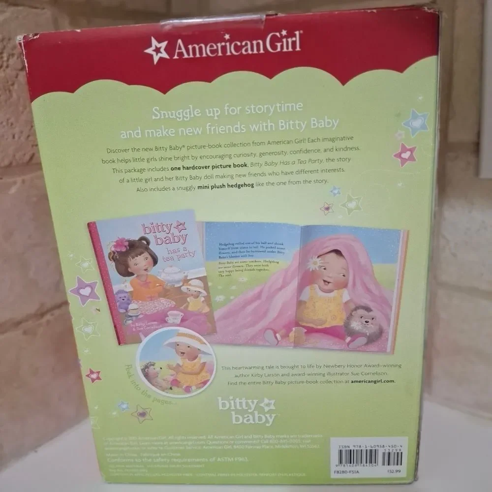 American Girl Bitty & Baby Book & Plush Set